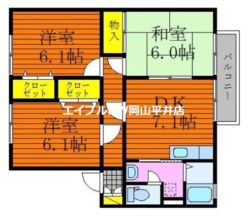 アールグレイの物件間取画像